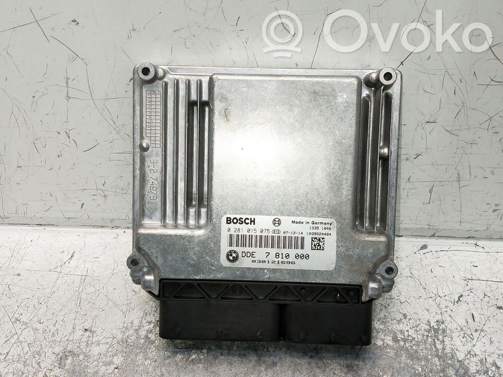 Sterownik / Moduł ECU   0281015075,78100000,030121696