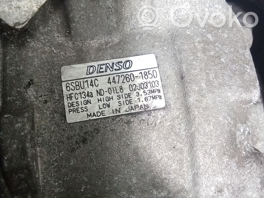 Air conditioning (A/C) compressor (pump)   4472601850,6SBU14C4472601850
