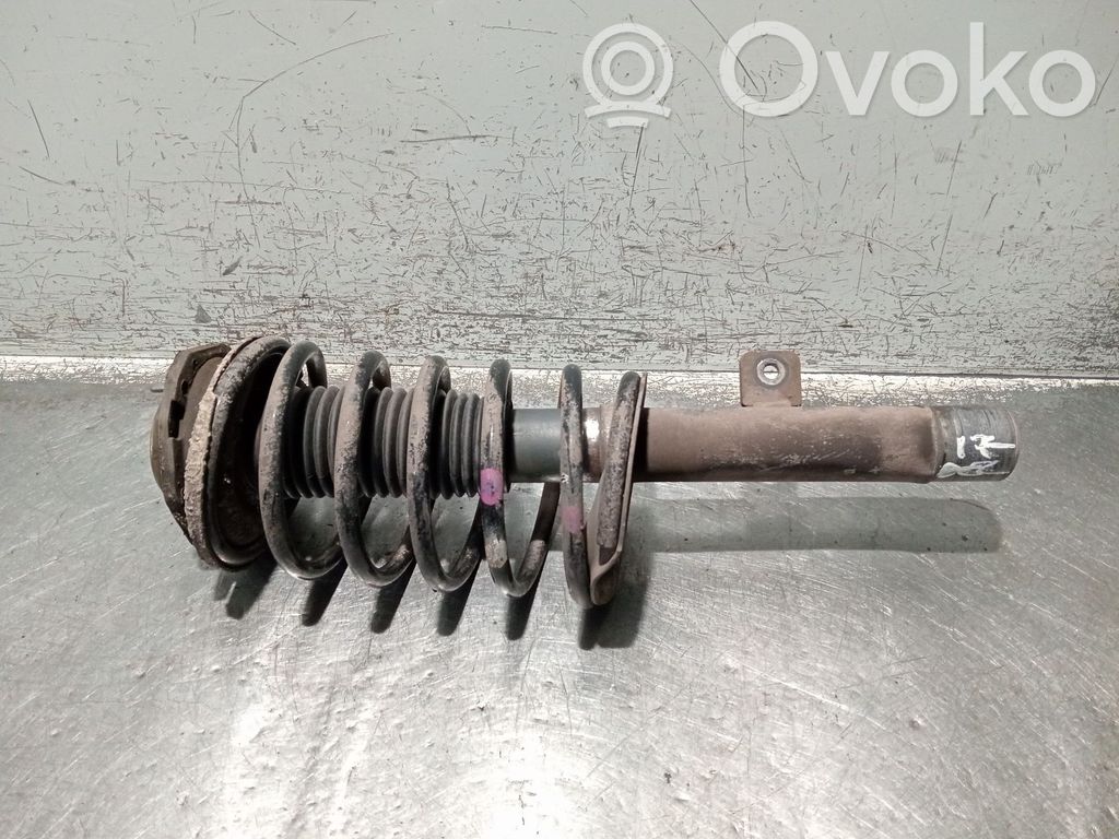 Front shock absorber with coil spring