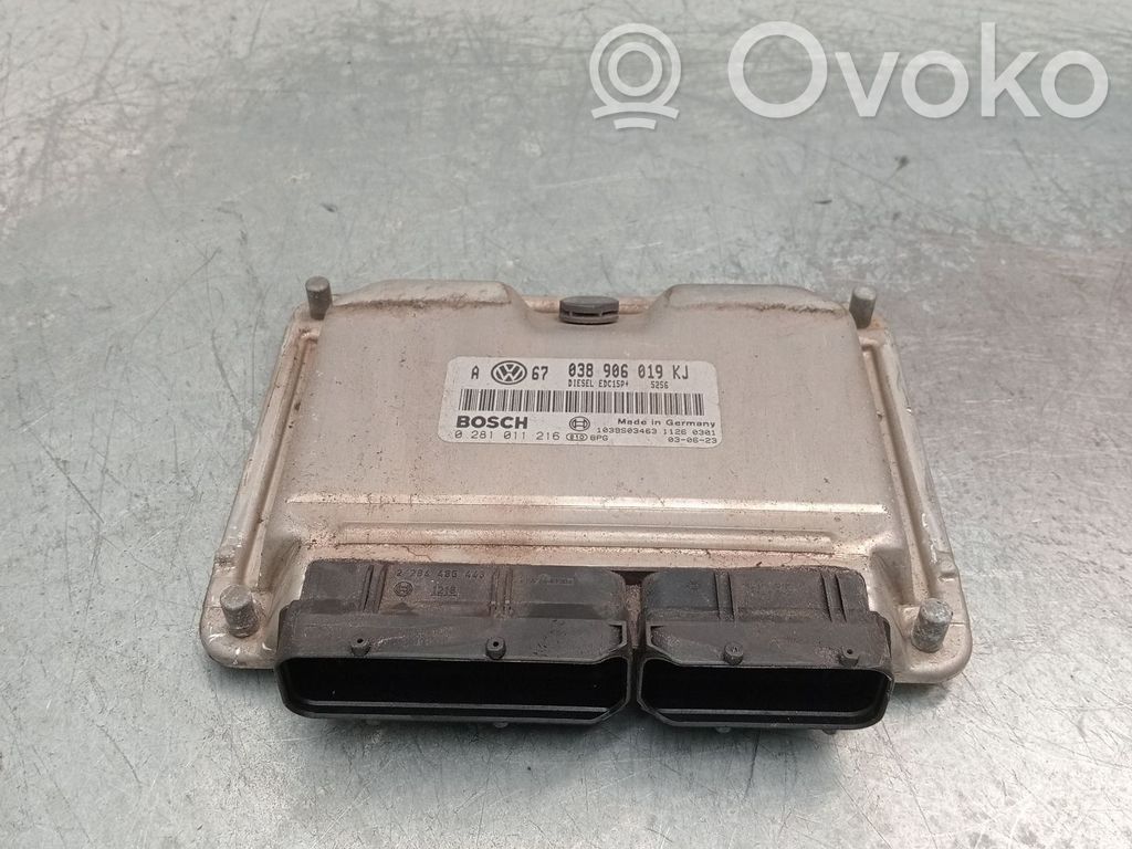 Engine control unit/module   0281011216,038906019,1039S03463