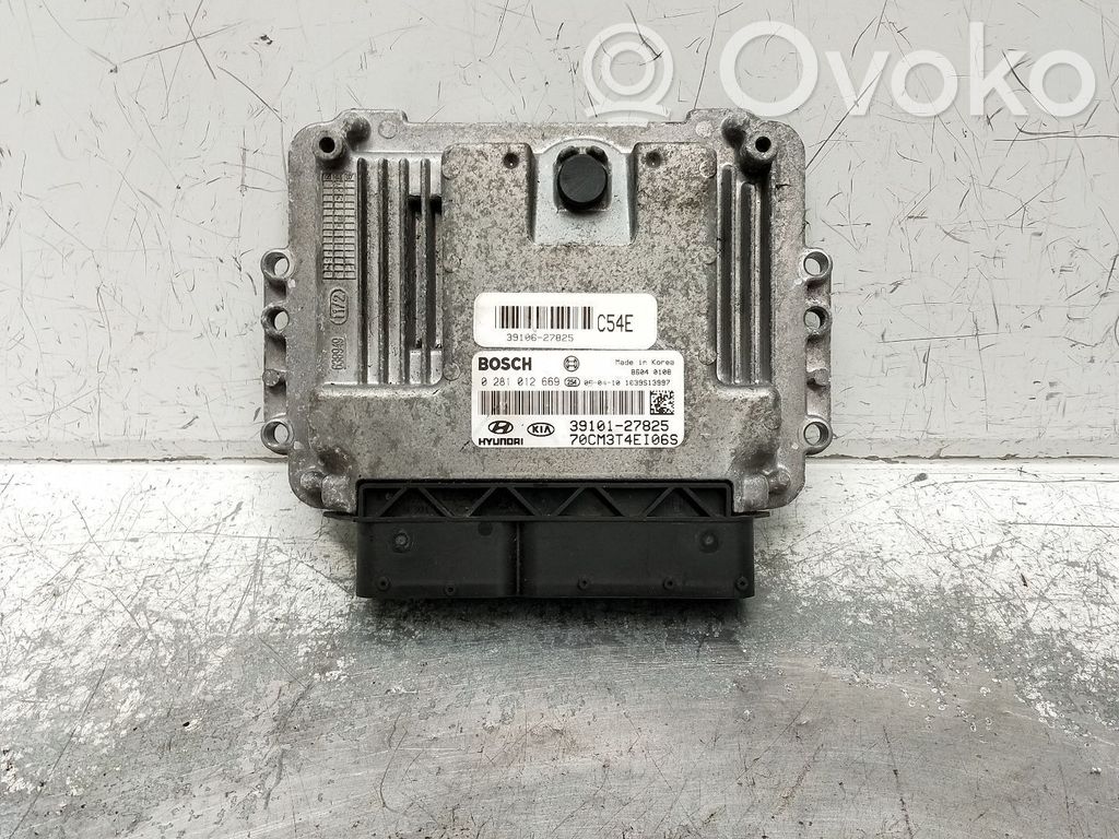 Engine control unit/module   0281012669,3910127825,70CM3T4EI06S