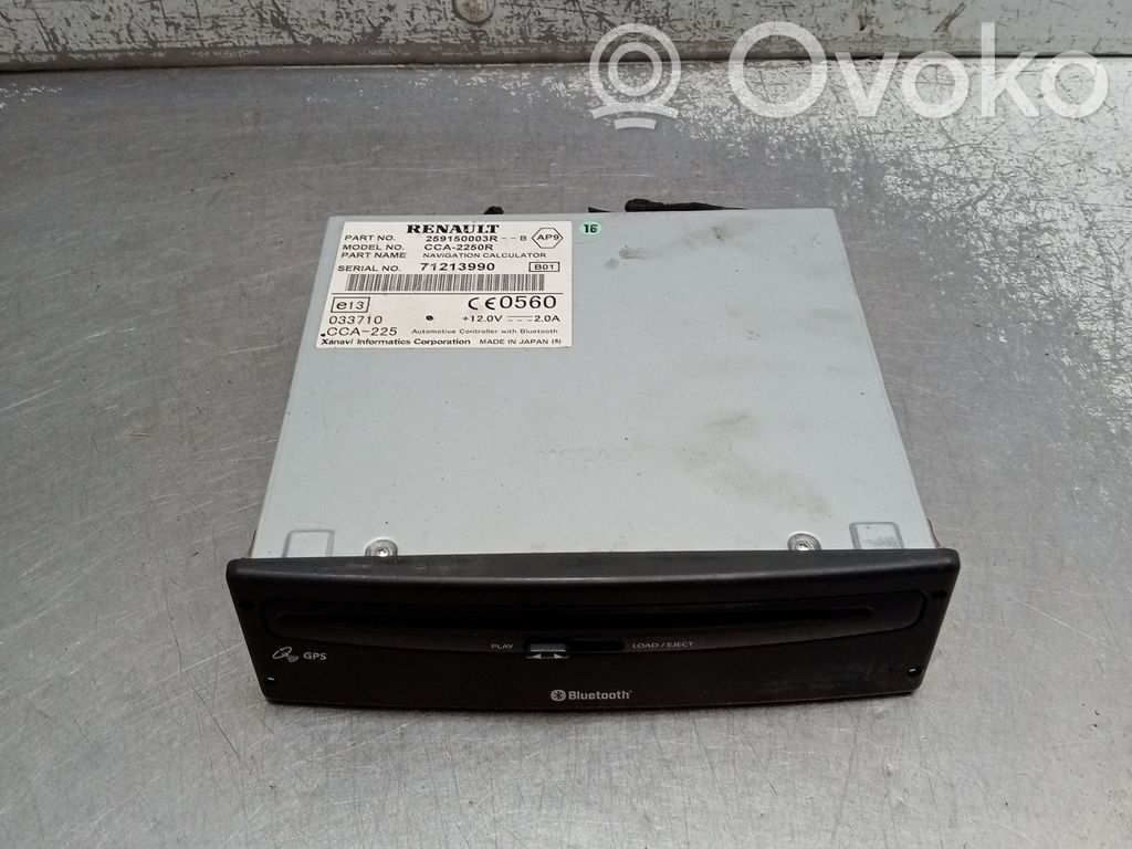 Renault Laguna III Unitate principală radio/CD/DVD/GPS 