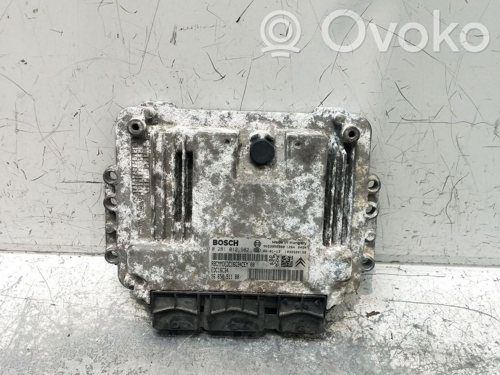 Unidad de control/módulo del motor   0281012982,9665091180,1039S20159