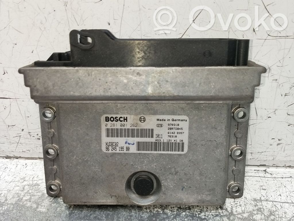 Engine control unit/module   0281001262,962451958028RTD845,XUDBC02