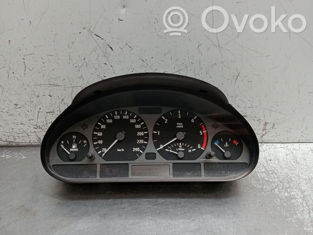 BMW 3 E36 Spidometras (prietaisų skydelis) 