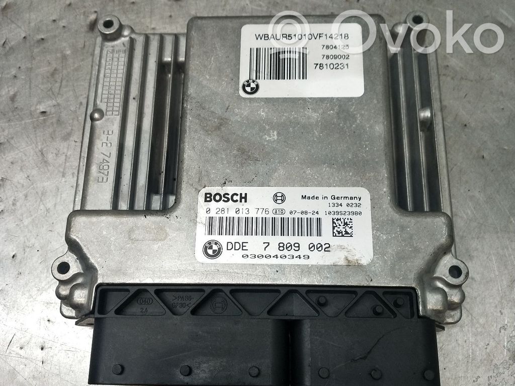 BMW 1 E81 E87 Unidad de control/módulo del motor 
