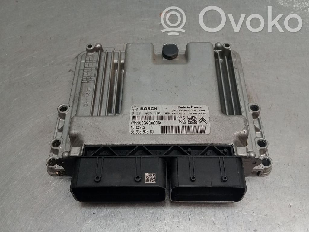 Engine control unit/module   0281035365