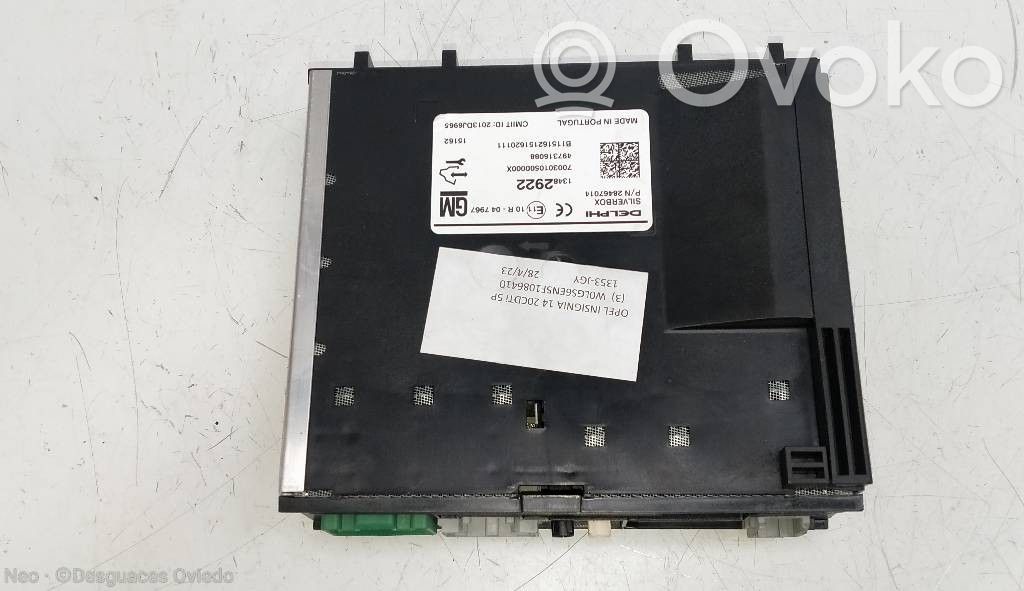 Opel Insignia A Sonstige Steuergeräte / Module 