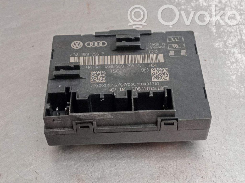 Audi A7 S7 4G Muut ohjainlaitteet/moduulit 