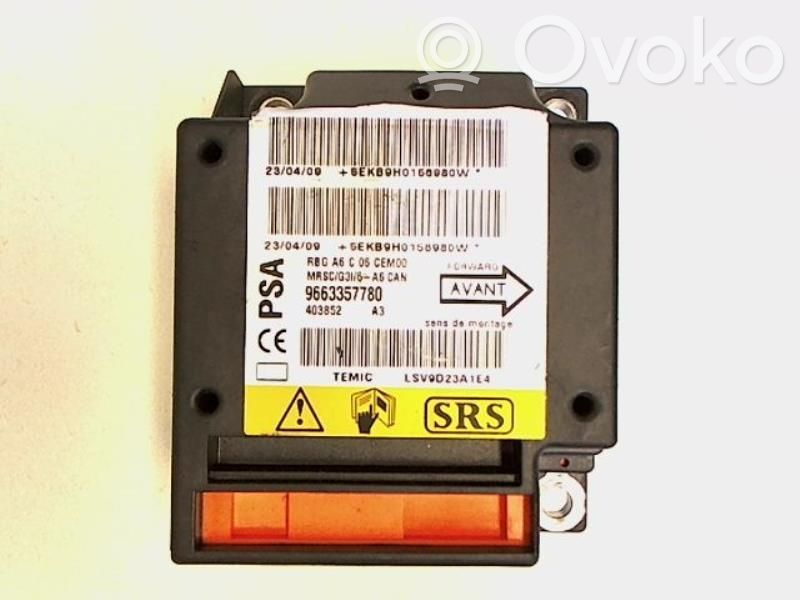 Airbag control unit/module   9663357780