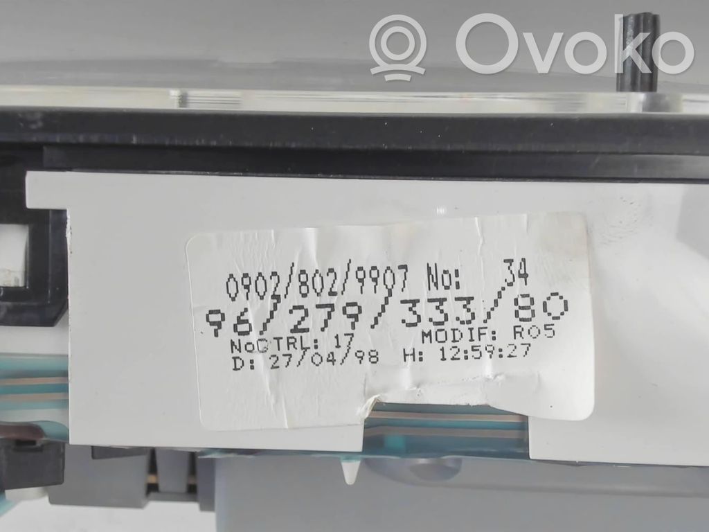 Citroen Saxo Speedometer (instrument cluster) 