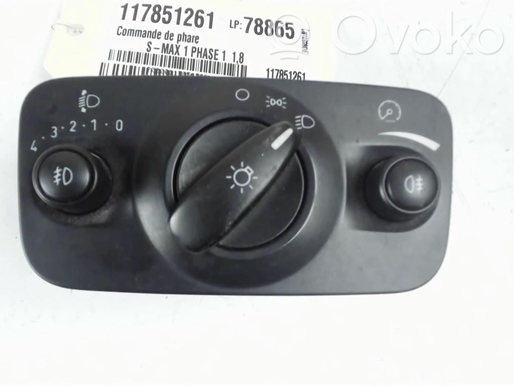 Ford S-MAX Interrupteur d’éclairage 