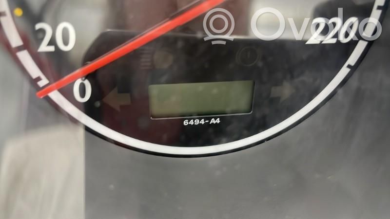 Speedometer (instrument cluster)   78120SAAG62