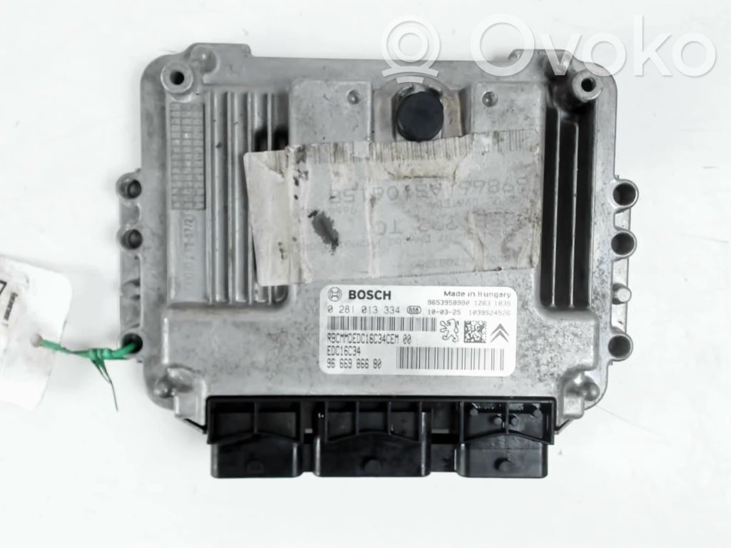 Peugeot 5008 Engine control unit/module 