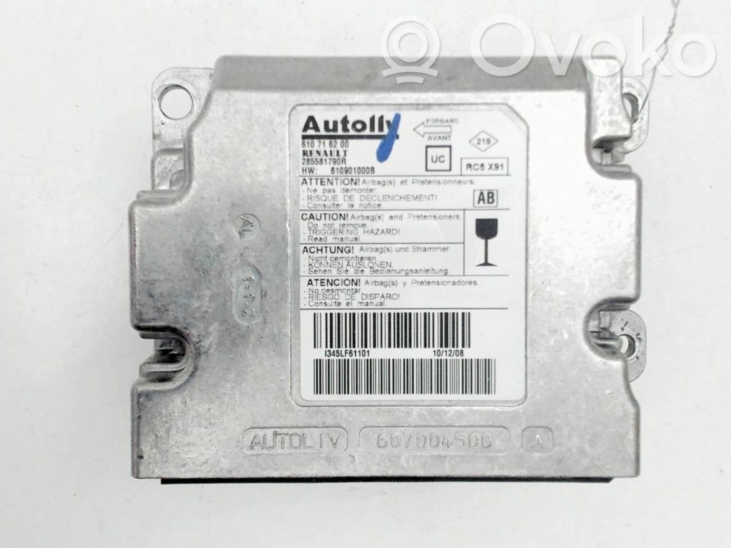 Renault Laguna III Airbag control unit/module 