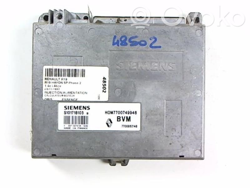 Renault 19 Engine control unit/module 