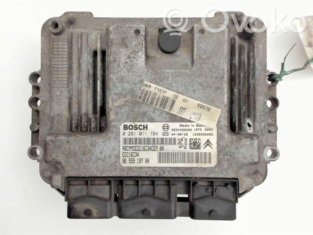 Peugeot 206 Engine control unit/module 