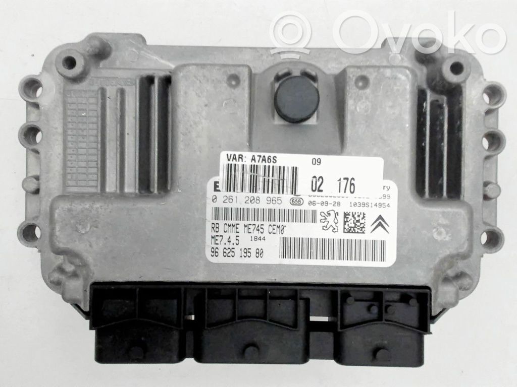 Engine control unit/module   1940TQ,9662519580