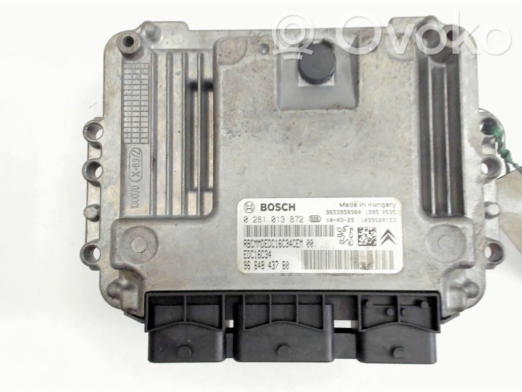 Engine control unit/module   1942KW,9664843180