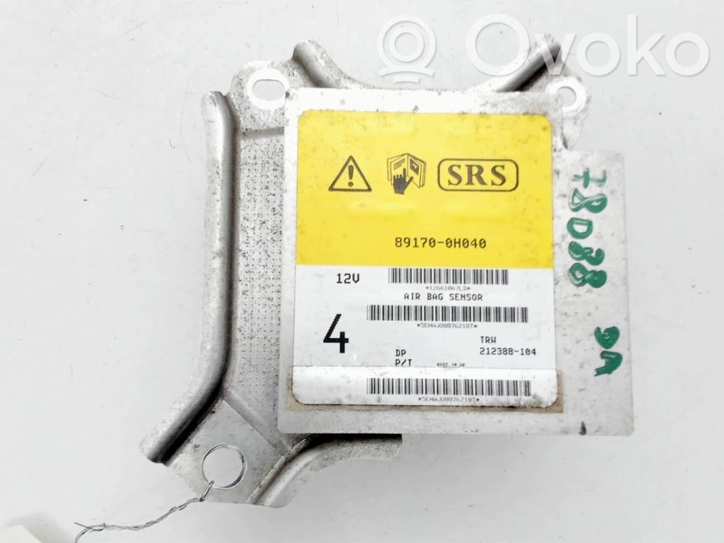 Citroen C1 Airbag control unit/module 