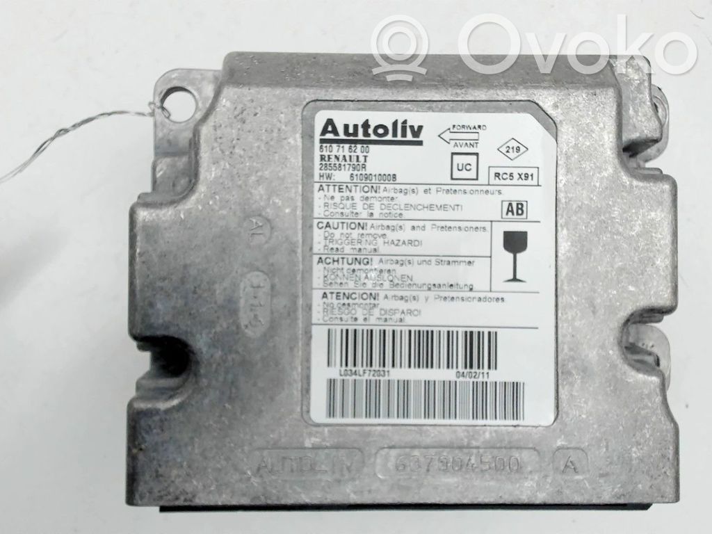 Airbag control unit/module   285581790R
