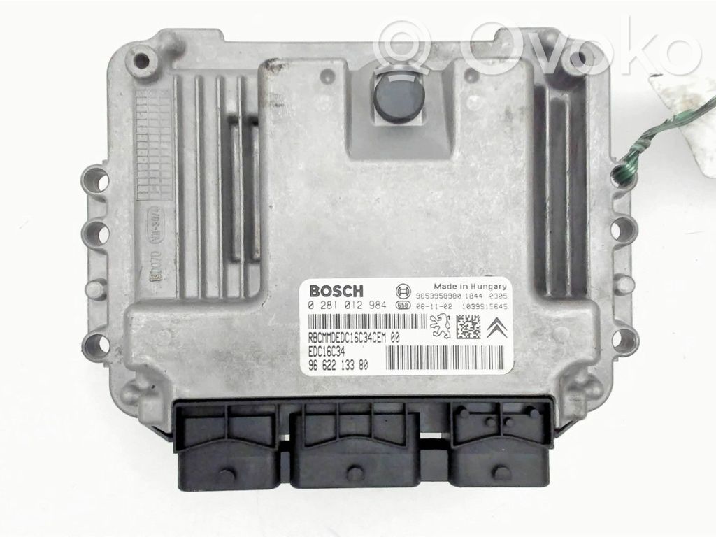 Peugeot 407 Engine control unit/module 