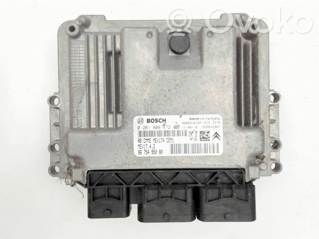 Peugeot 207 Engine control unit/module 