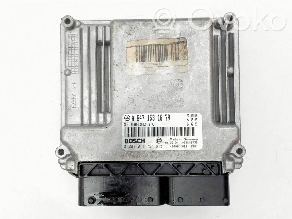 Mercedes-Benz E W211 Engine control unit/module 