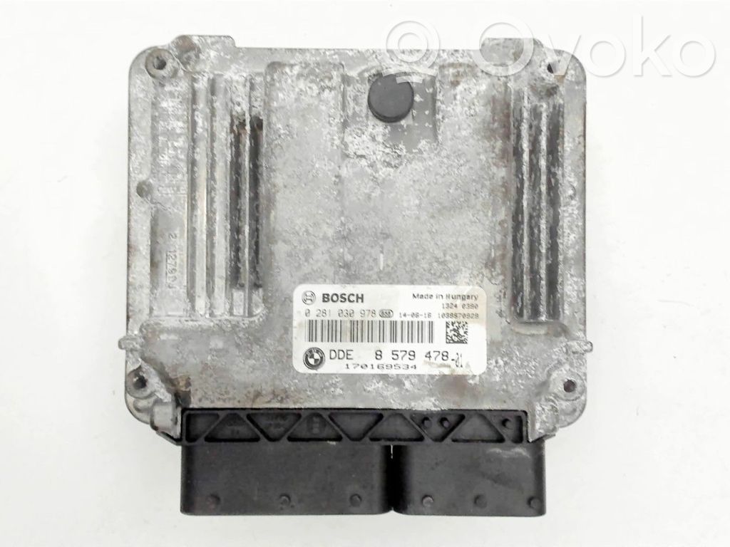 BMW 3 F30 F35 F31 Unitate/modul de control motor 