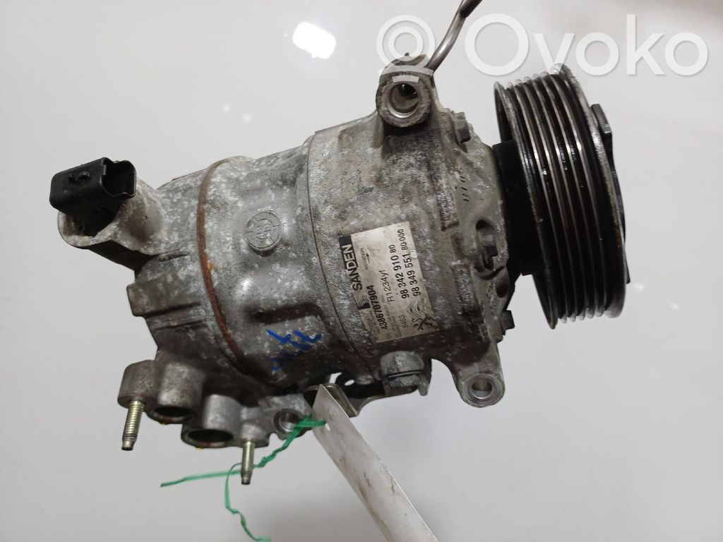 Peugeot 308 Compressore aria condizionata (A/C) (pompa) 