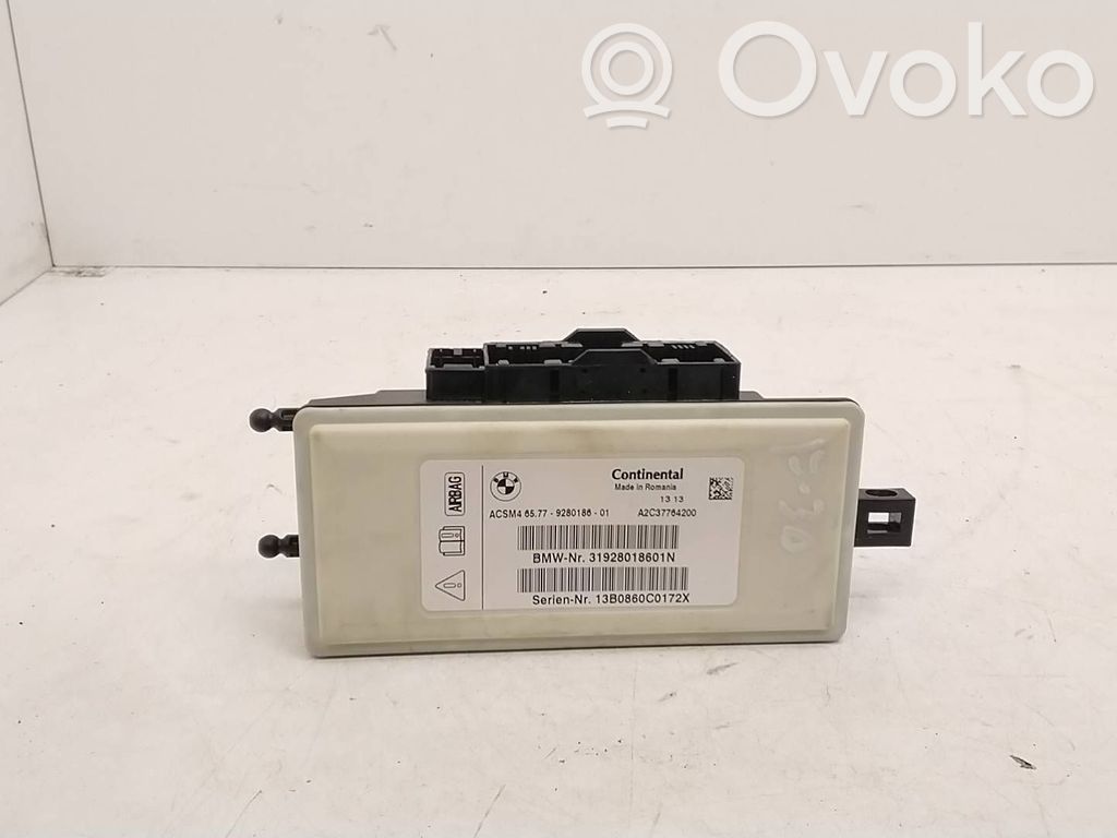 BMW 3 F30 F35 F31 Unitate/modul de comandă airbaguri 