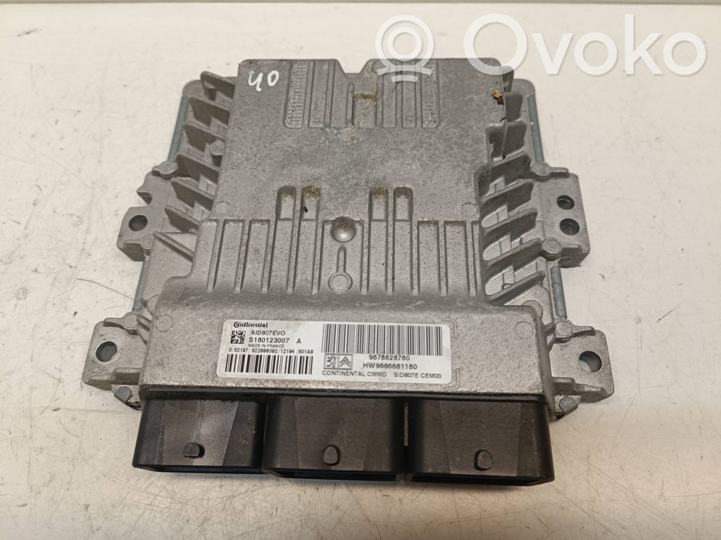 Engine control unit/module   9666681180,9678628780,S180123007A