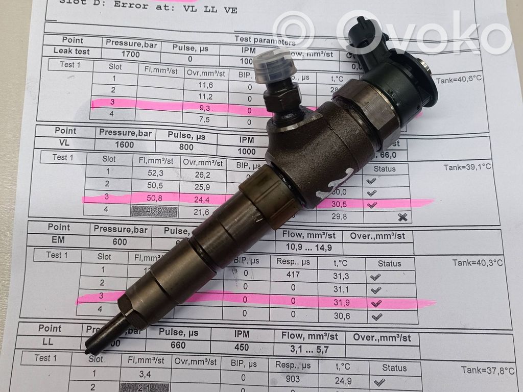 Peugeot 508 Injector combustibil 
