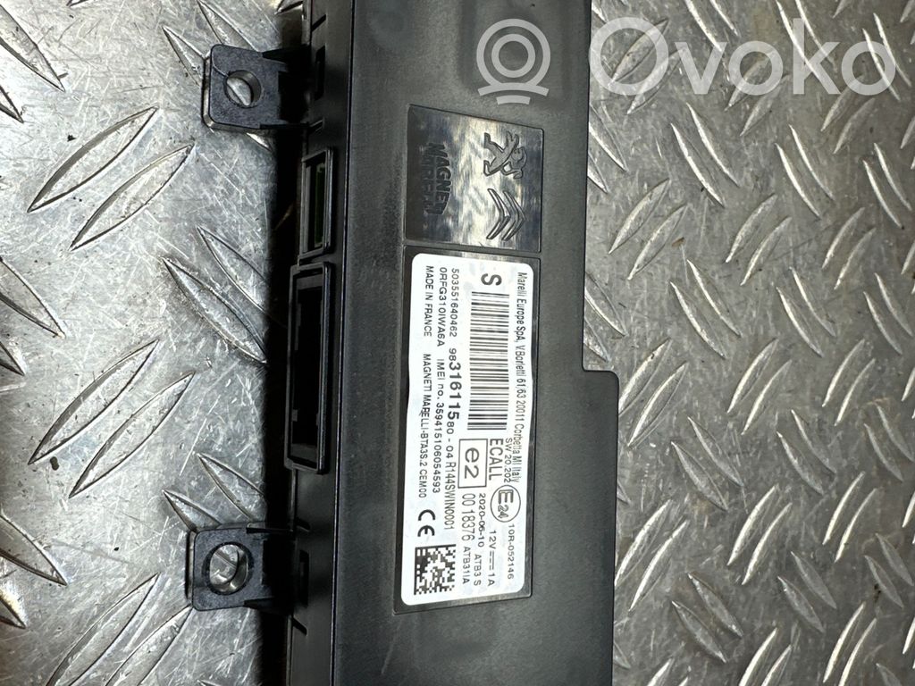Citroen C3 SOS control module 