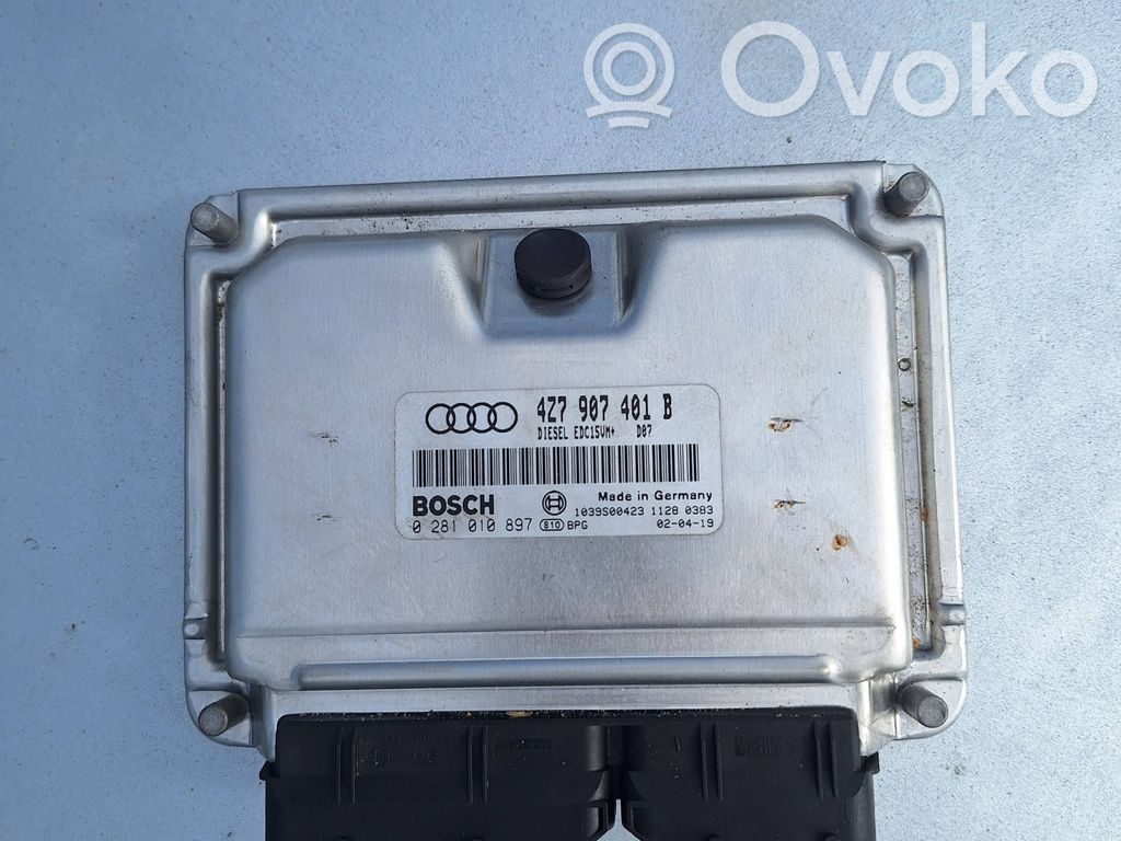 Engine control unit/module   4Z7907401B,0281010897,1039S00423