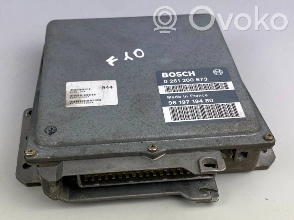 Engine control unit/module   9619719480,0261200673