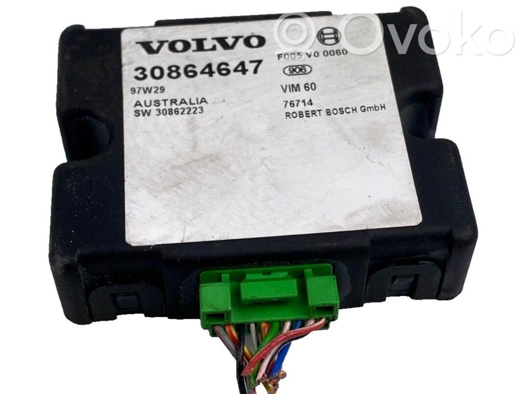 Volvo S80 Citu veidu vadības bloki / moduļi 