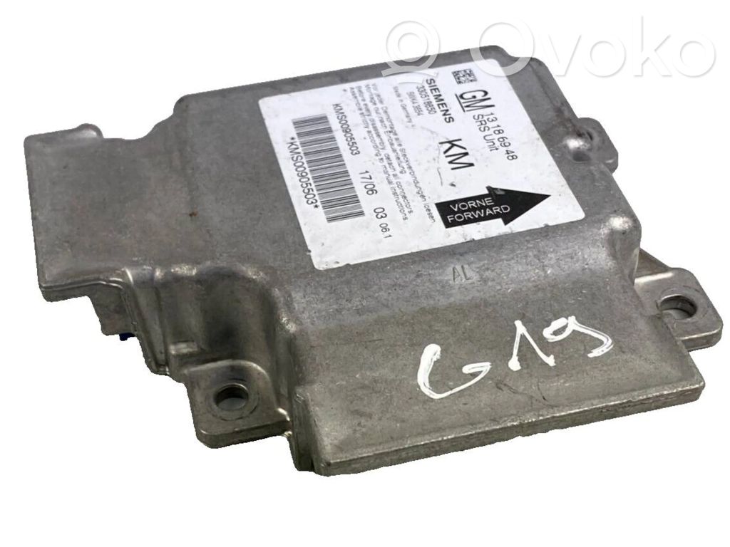 Opel Vectra C Airbag control unit/module 