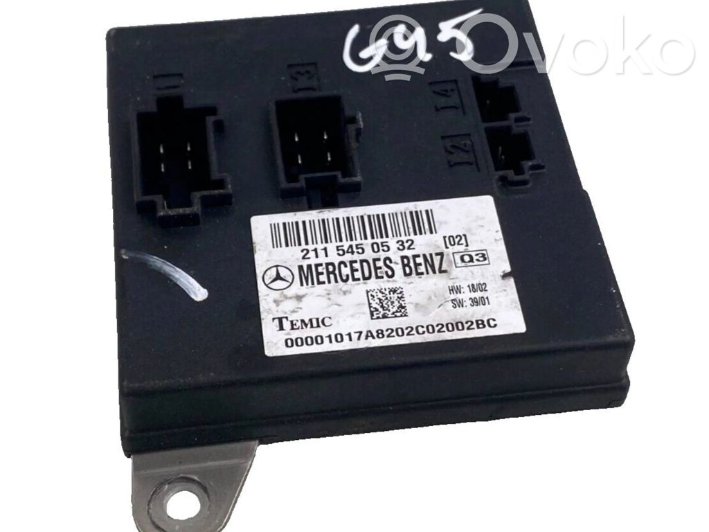 Mercedes-Benz E W211 Comfort/convenience module 