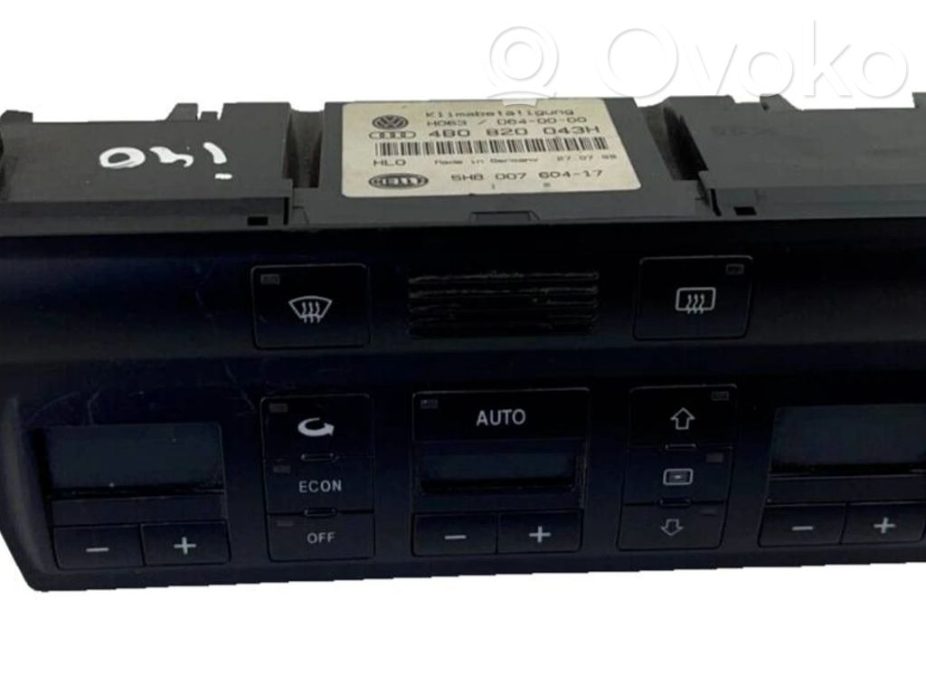 Audi A6 S6 C5 4B Climate control unit 