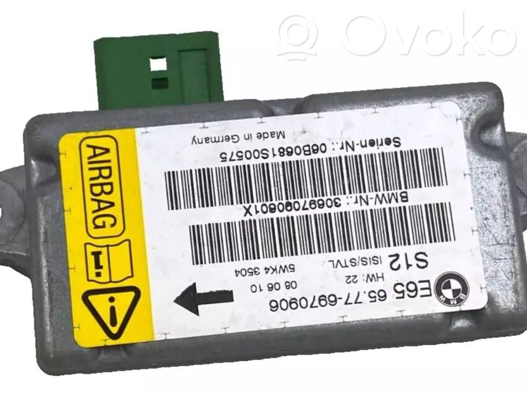 BMW 7 E65 E66 Airbag deployment crash/impact sensor 