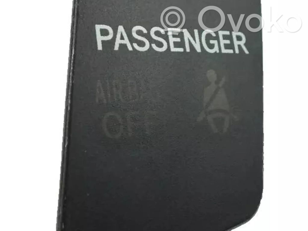 Toyota Yaris Interruptor de encendido/apagado del airbag de pasajero 
