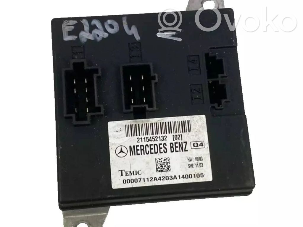 Mercedes-Benz E W211 Module confort 