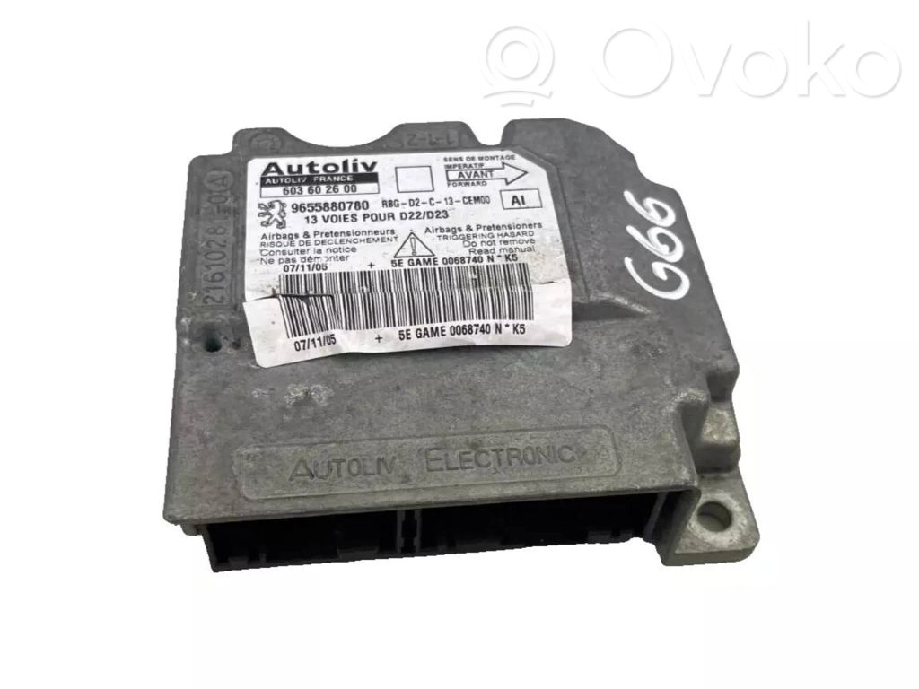 Peugeot 407 Airbag control unit/module 
