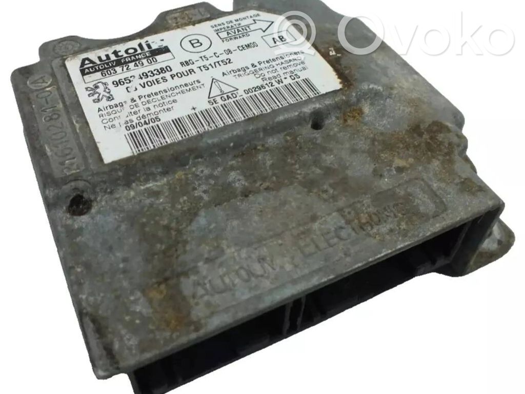 Peugeot 307 Airbag control unit/module 