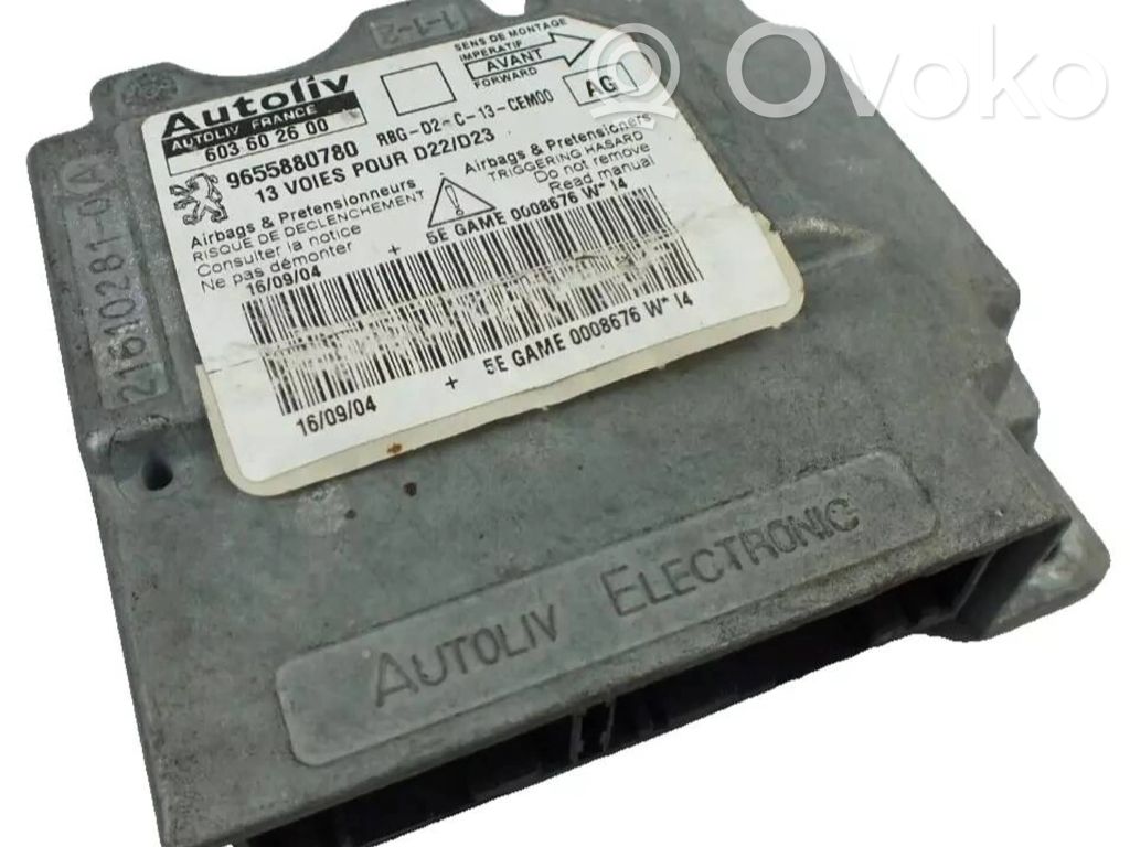 Peugeot 407 Airbag control unit/module 
