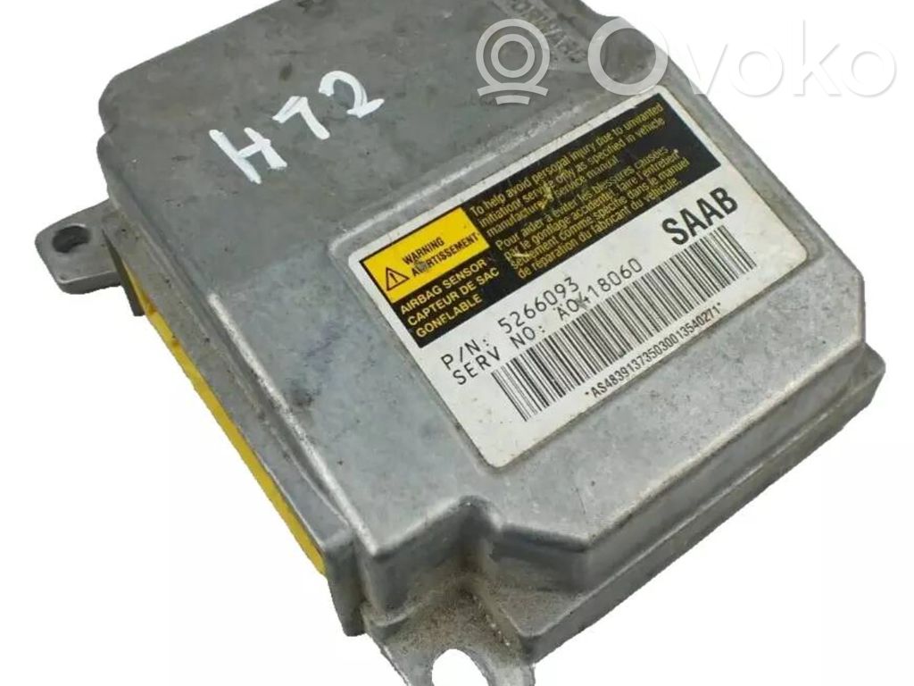 Saab 9-5 Airbag control unit/module 
