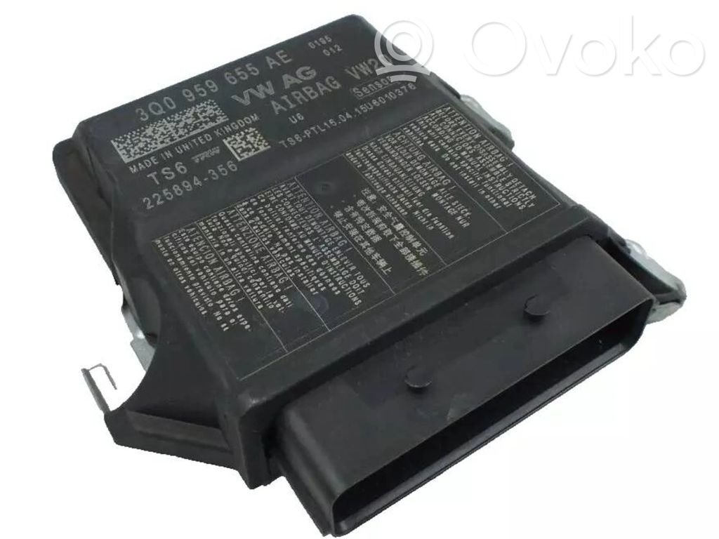 Volkswagen PASSAT B8 Airbag control unit/module 