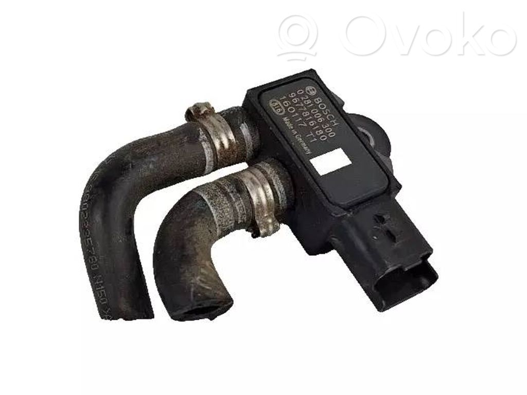 Peugeot 3008 I Exhaust gas pressure sensor 