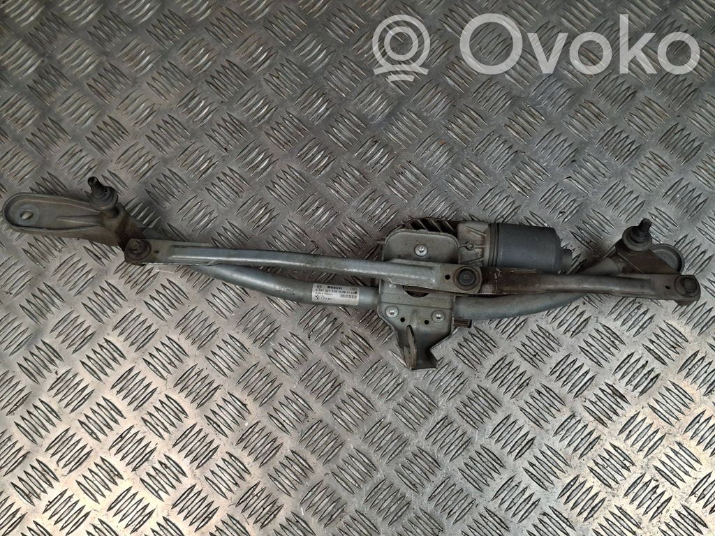 BMW 5 F10 F11 Wischergestänge Wischermotor vorne 
